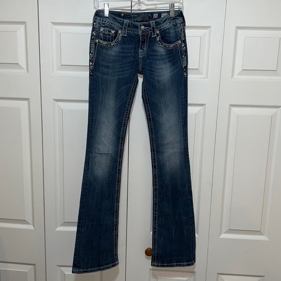 Miss Me Boot Cut Jeans - Picture 1 of 7